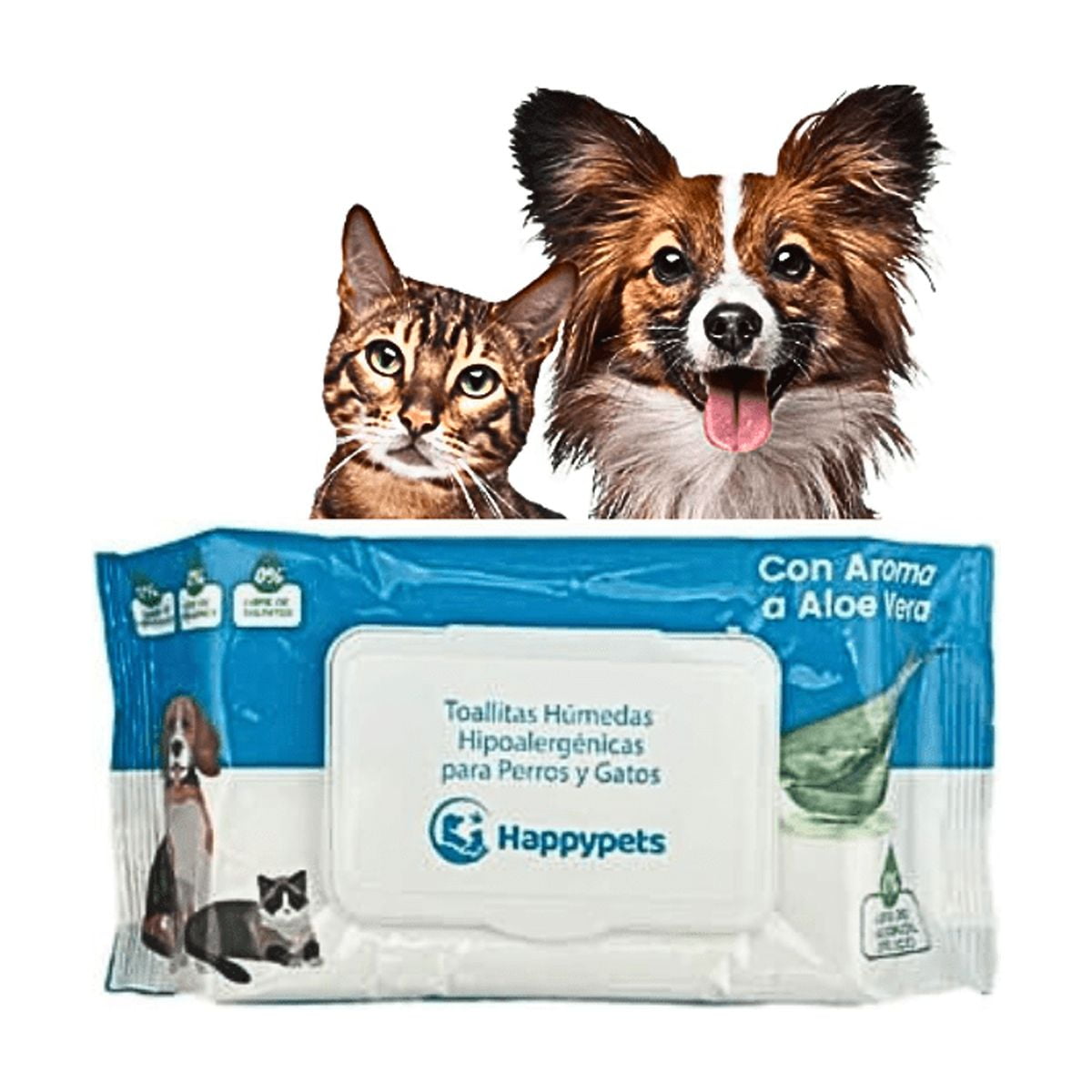 Doknut - Toallas Humedas Perros Gatos Mascotas 200 Unidades