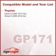 thumbnail image 2 of Filtro de aire del motor EPauto GP171 (CA10171) para Toyota Camry y Venza, 2 of 4