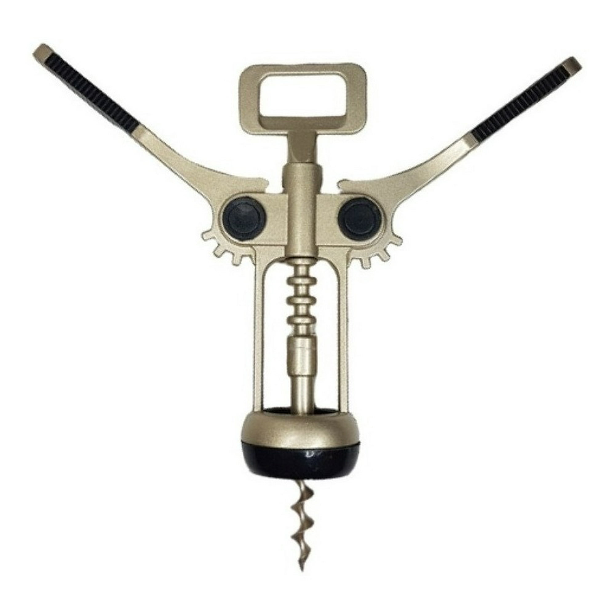 Genérico - Sacacorchos Descorchador Abridor Destapador Manual De Acero