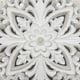 thumbnail image 2 of Cuadro De Madera Ornamental Mandala Blanco Decoracion Chico, 2 of 5
