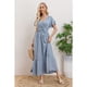 thumbnail image 3 of Maxi Vestido Largo Mujer Primavera Premium. Abertura, Cuello V 326, 3 of 3