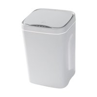 Magideal - 11 Cubo De Basura De Inducción Inteligente, Sin Contacto Con Tapa, Cubo De Basura, Basura Para Sala De Estar, Cocina, Hogar, Oficina, Basura , Blanca Batería Blanca