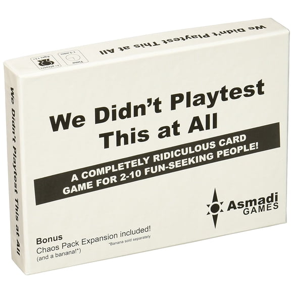 Juego de cartas Asmadi Games: no lo probamos en absoluto con Chaos Pack