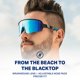 thumbnail image 5 of Blenders Eyewear Eclipse X2 – Gafas de Sol Polarizadas – Lentes Envolventes – Protección UV 100% – Para Hombres y Mujeres – Breaker Point, 5 of 9