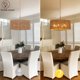 thumbnail image 5 of Candelabro YOMECOO de 51 cm, 6 luces, dorado, de ratán, 5 of 9