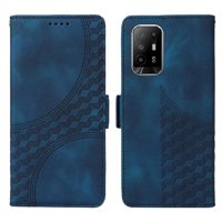 Carcasa Foxdock Oppo A94 5G De Cuero Pu, Diseño Acolchado Clásico, Protección Contra Caídas Y Rayones