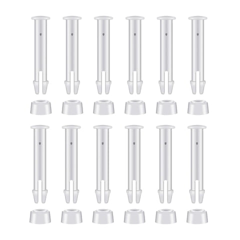 Ioensy - 12 Piezas De Pasadores De Junta De Piscina Y Sellos De Goma Piezas De Repuesto De Piscina 5,5 Cm