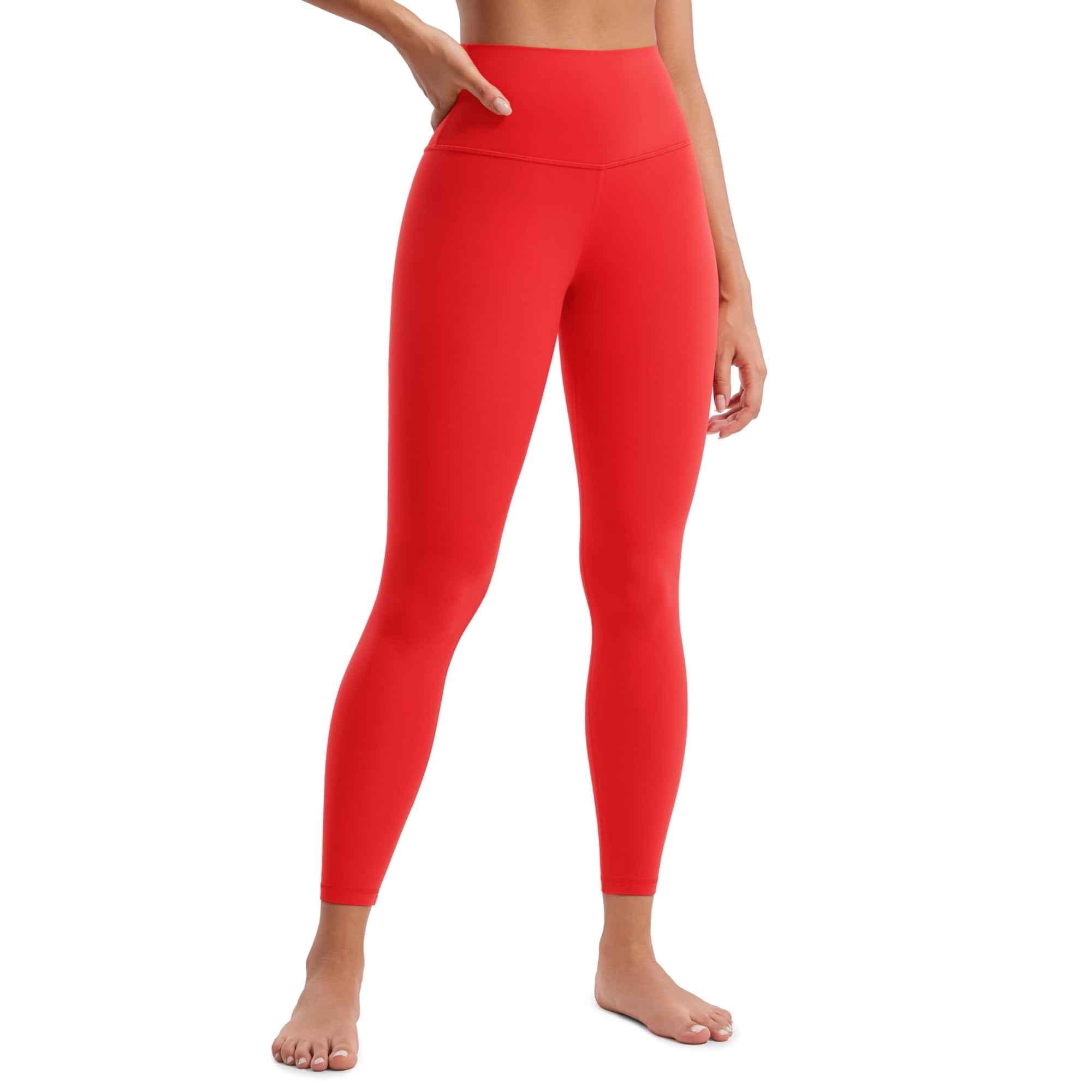 Leggings Crz Yoga Butterluxe De Cintura Alta 63 Cm Rojo Talle L