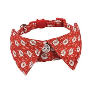 Genérico - Collar Navideño Para Gatos, Cómodo Para Gatos Machos Y Hembras, Perros Pequeños, Gatos De Interior, Papá Noel Rojo