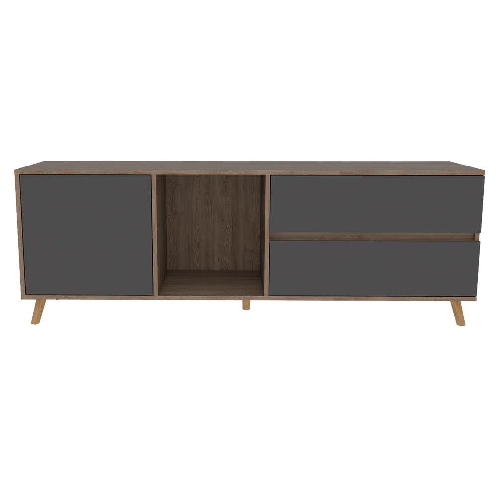 Tuhome - Rack 60 Pulgadas Salem Miel - Plomo