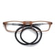 thumbnail image 1 of Gafas de lectura con soporte magnético para colgar en el cuello, gafas de lectura con imán unisex portátiles, montura telescópica con patas largas y marco para la cabeza., 1 of 5