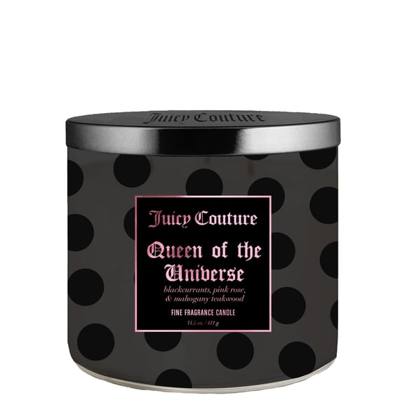 Vela Juicy Couture Queen of the Universe negra de larga duración