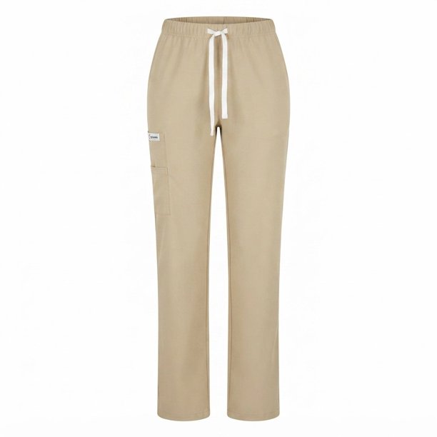 Pantalón clínico Recto Anti fluidos. - Beige