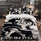 thumbnail image 1 of Huang Xuanchen Black and White Poster Theme Bedding Set Soft and Comfortable, 1 of 5