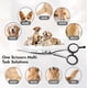 thumbnail image 5 of Tijeras profesionales de acero inoxidable de 7 pulgadas para grooming de mascotas ARSUK, 5 of 9