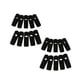 thumbnail image 4 of 20 piezas flocadas ropa terciopelo clips / pinzas / ropa abrazaderas negro, 4 of 5