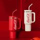 thumbnail image 4 of COCA COLA Germ Termo Cool Tumbler Mug Vaso 1200ML Frío O Caliente Vaso Térmico Blanco Categoría, 4 of 6
