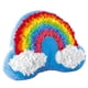 thumbnail image 2 of Dibujos animados de artesanal almohada kits de bricolaje artes y manualidades sin necesidad de coser muñeca para juguetes educativos niñas niños , nube arcoiris, 2 of 5
