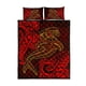thumbnail image 2 of Juego de Cama Colcha Polinesia - Tiburón Rojo Tatuaje Polinesio, 2 of 3