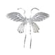 thumbnail image 5 of Mariposa Hada Globo Prop Ángel Niños Para Halloween Navidad Telón De Fondo Plata, 5 of 5