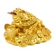thumbnail image 2 of Resina Feng Shui Dinero Rana Riqueza Estatua Regalos De La Suerte Para Decoración De Mesa Aureate, 2 of 5