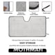 thumbnail image 2 of Hombre Polilla Parasol para Parabrisas Delantero Protector Plegable, Visera Solar para Auto Bloquea Rayos UV Mantiene tu Vehículo Fresco140cm*76cm, 2 of 6