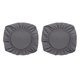 thumbnail image 1 of 2 piezas jacquard poliéster estiramiento boda boda silla asiento cubierta gris_l, 1 of 5