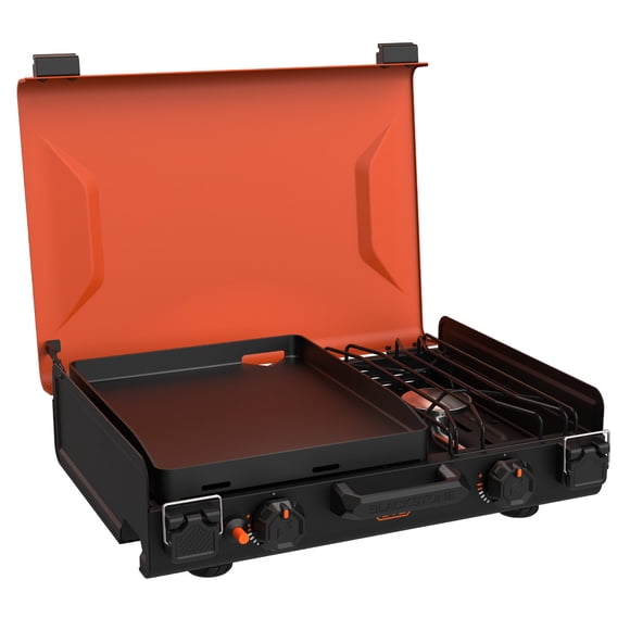 Plancha Para Camping 2364 30 X 36 Cm Con Quemador Lateral