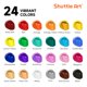 thumbnail image 2 of Set de pintura acrílica Shuttle Art 24 colores 250 ml de alta viscosidad, 2 of 9