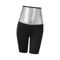 Magideal - Pantalones Deportivos De Sauna Para Mujer, Mallas De Entrenamiento, Pantalones De Entrenamiento De Gimnasio, Moldeador De Cuerpo De Sudoración , Pantalones Cortos Xl