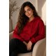 thumbnail image 2 of Poleron Con Cierre De 500g Canguro Basico 70/30 Unisex Xl-xxl Rojo Lisa, 2 of 3