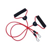 Magideal - Bandas De Resistencia Para Step, Cuerdas De Tracción Para Fitness, 1 Par, Antideslizantes, Premium, Fáciles De Agarrar, Portátiles, Prácticas, Para En Rojo