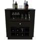 thumbnail image 2 of Bar Bajo Negro 1 Cajon 1 Puerta 12 Botelleros Y Portacopas Negro, 2 of 8