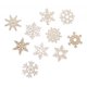 thumbnail image 3 of Adornos de madera surtidos 10x Adornos Piezas de Navidad Adornos DIY Craft, 3 of 5