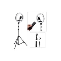 Aro Luz Led Multicolor 45Cm + Control + Trípode Rgb + Blanca