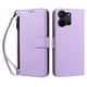 thumbnail image 1 of Funda Tipo Billetera para TCL K33 con Soporte y Bolsillo con Cierre Morado, 1 of 1