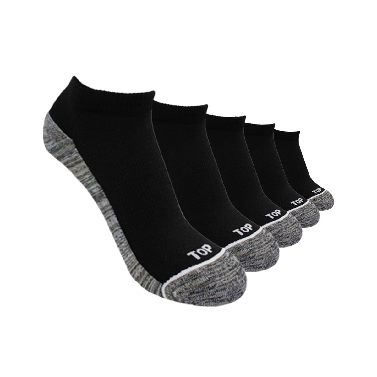 Top - Calcetín Deportivo Tobillero Fibra De Cobre Pack 5 C1