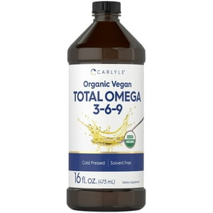 Suplemento Carlyle Omega 3 6 9, 473 Ml, Orgánico Prensado En Frío