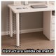 thumbnail image 3 of Escritorio con 3 Cajones Blanco para Casa Estudio u Oficina, 3 of 7