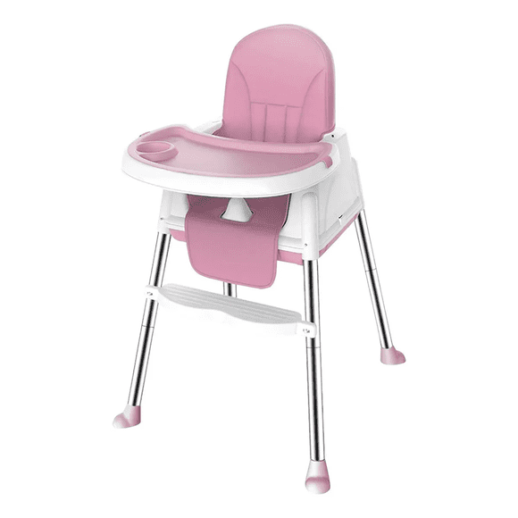 Silla comer Eshopangie 2 en 1 plegable color rosa