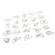 thumbnail image 3 of 24 piezas de artesanías de metal anillo chino Puzzle IQ Brain Teaser Kid juguetes educativos, 3 of 3