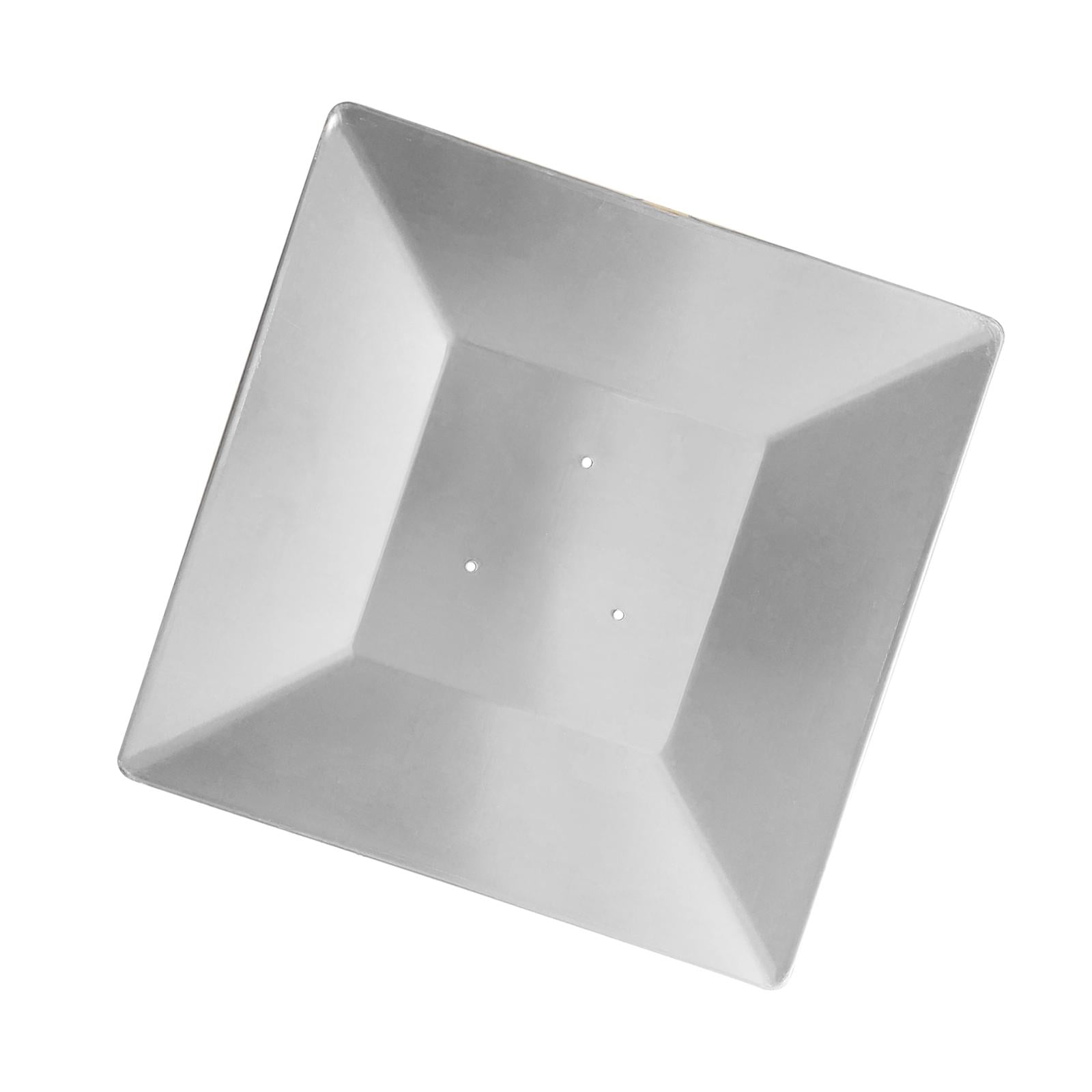 Magideal - Accesorios De Repuesto Para Reflector De Calor Cuadrado De Patio, Extraíble, 18x18 Pulgadas, Para Calentadores Exteriores De Tubo De Vidrio, Fácil De Distancia Del Agujero 11 Cm.