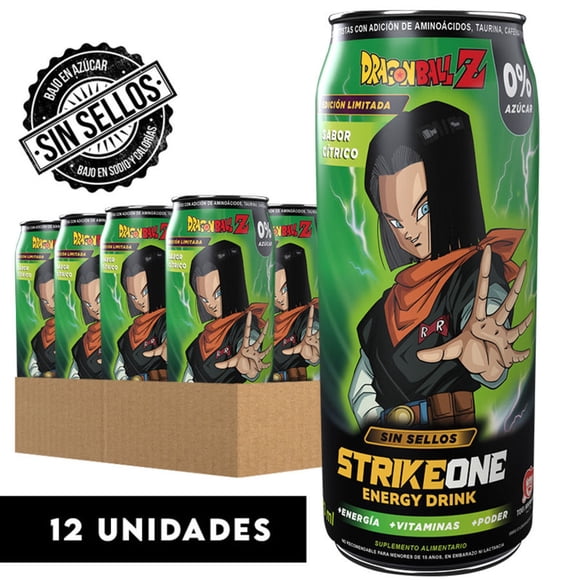 Bebida energética 12 unidades (473ml) Dragon Ball Z - Androide 17
