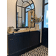 thumbnail image 3 of Mesa de arrimo repisa flotante madera y metal industrial, 3 of 3
