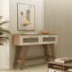 thumbnail image 1 of Aparador Arrimo Trama 2 Cajones Cerezo/Off White 110x33x80 Cm, 1 of 7