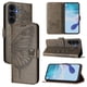 thumbnail image 1 of Funda cartera mariposa para Samsung Galaxy S25 FE con soporte y ranuras para tarjetas Gris, 1 of 5
