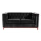 thumbnail image 3 of Sofa Roma 2c Tela Velvet Negro, 3 of 6