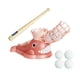 thumbnail image 4 of Máquina de lanzamiento para niños, juego de béisbol, máquina de bateo, juego de béisbol semiautomático, para exteriores, niños, niñas, niños pequeños 6 pelotas de béisbol, 4 of 5