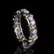 thumbnail image 1 of 1pc Stylish Golden Hip-hop Ring with White Zircon Inlay - Perfect for Men and Women's Fashion and Weddings, 1 of 4