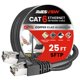 thumbnail image 1 of Cable Ethernet AvesView CAT6 SFTP blindado 7,6 m 10 Gbps, 1 of 5